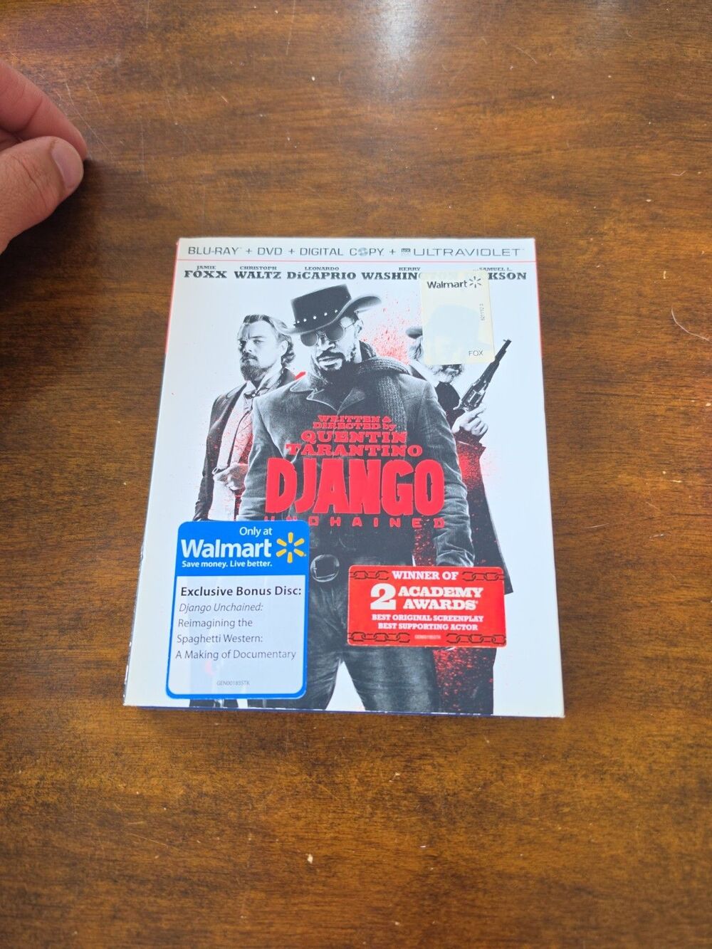 Django Unchained Blu-ray + DVD Combo Quentin Tarantino Western Movie R-Rated